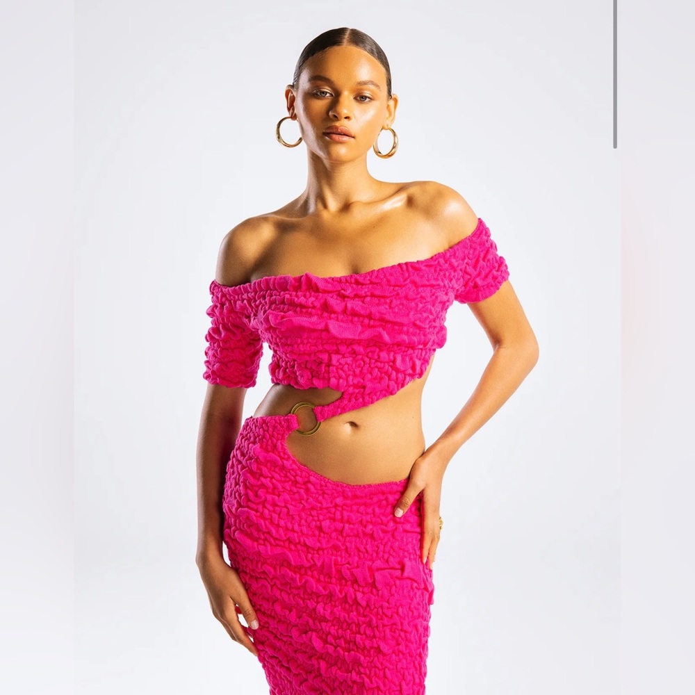 Hanifa pink dress